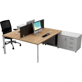 Ofis için yan modüllü kompakt çalışma masası takımı