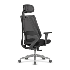 Nexa 1172; file arka panel, ayarlanabilir başlık, ergonomik bel desteği ve metal yıldız ayaklı yönetici koltuğu