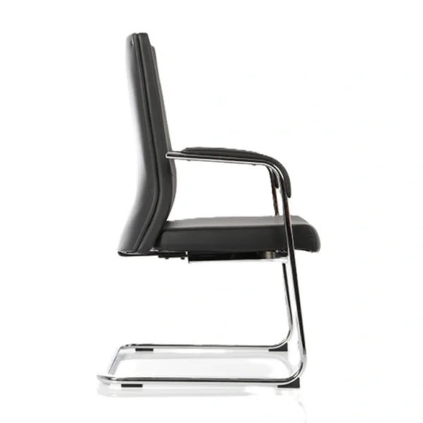 Magnus misafir koltuğu yan profil—yuvarlatılmış sırt ve konforlu oturum.