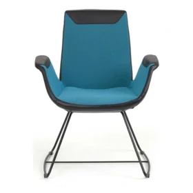 Now misafir koltuğu; petrol mavisi, yan açıdan modern formda.