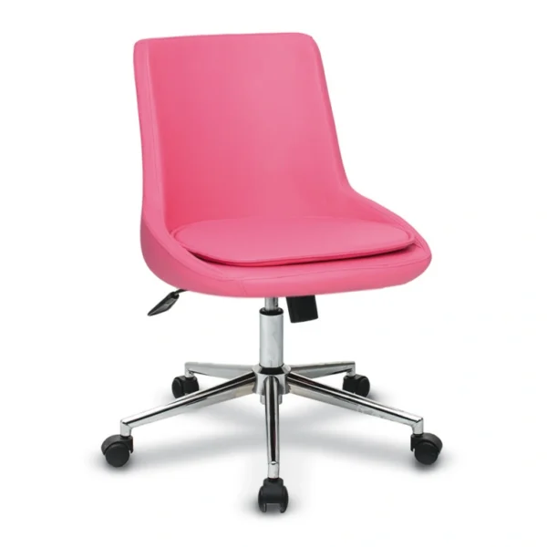 RUBRA toplantı koltuğu – pembe döşeme, genç ve enerjik görünüm.