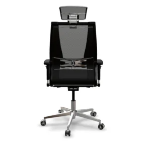 Samurai krom detaylı fileli ofis koltuğu arka mekanizma