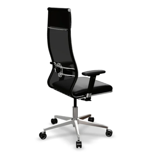 Sit10 bel destekli file ofis sandalyesi arkadan görünüm