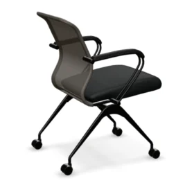 Sit8 fileli sırt ofis sandalyesi 4 ayaklı tekerlekli tasarım