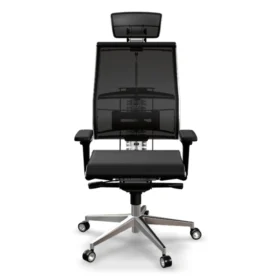 Yoga siyah fileli makam koltuğu ayarlanabilir başlık