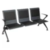 Zentra bekleme koltuğu PLN-477, üçlü bank oturumlu terminal tipi bekleme sistemi; ergonomik sırt ve kolay temizlenebilir paneller